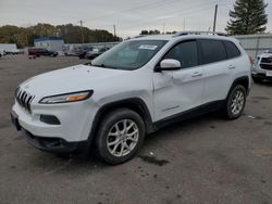 Jeep Cherokee Latitude salvage cars for sale: 2015 Jeep Cherokee Latitude