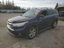 2016 Toyota Highlander Hybrid Limited en venta en Bowmanville, ON