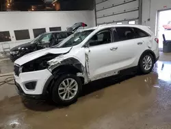 Salvage cars for sale at Blaine, MN auction: 2018 KIA Sorento LX