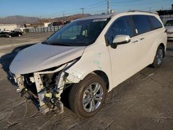 Salvage cars for sale at Sun Valley, CA auction: 2024 Toyota Sienna Limited