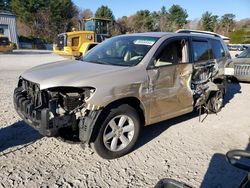 Salvage cars for sale at Mendon, MA auction: 2008 Toyota Highlander