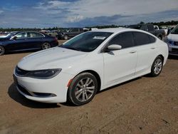 Salvage cars for sale at Houston, TX auction: 2015 Chrysler 200 Limited