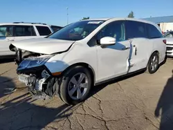 Salvage cars for sale at Woodhaven, MI auction: 2019 Honda Odyssey EXL