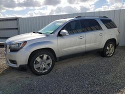 Salvage cars for sale at Riverview, FL auction: 2017 GMC Acadia Limited SLT-2