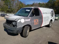 Salvage trucks for sale at Austell, GA auction: 2013 Chevrolet Express G2500