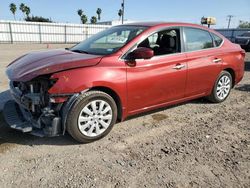 Salvage cars for sale at Mercedes, TX auction: 2016 Nissan Sentra S