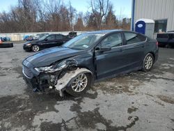 Salvage cars for sale from Copart Albany, NY: 2016 Ford Fusion S