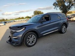 Salvage cars for sale from Copart Orlando, FL: 2021 Ford Explorer XLT