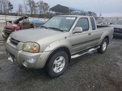 Salvage cars for sale at Spartanburg, SC auction: 2002 Nissan Frontier King Cab XE