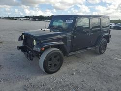 Jeep salvage cars for sale: 2016 Jeep Wrangler Unlimited Sport