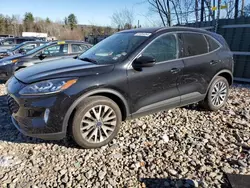 Salvage cars for sale at Candia, NH auction: 2020 Ford Escape Titanium