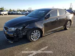 Salvage cars for sale at Rancho Cucamonga, CA auction: 2015 KIA Optima EX