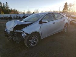 Salvage cars for sale at Bowmanville, ON auction: 2014 Toyota Corolla L