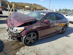 Salvage cars for sale at Windsor, NJ auction: 2017 Honda Accord Sport