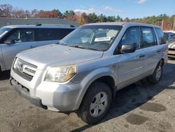 2007 Honda Pilot LX en venta en Exeter, RI