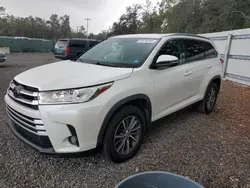 Salvage cars for sale from Copart Riverview, FL: 2019 Toyota Highlander SE