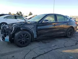 Salvage cars for sale from Copart Moraine, OH: 2015 Infiniti Q50 Base