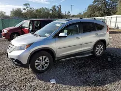 Salvage cars for sale at Riverview, FL auction: 2013 Honda CR-V EXL