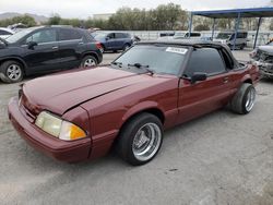 Salvage cars for sale at Las Vegas, NV auction: 1993 Ford Mustang LX