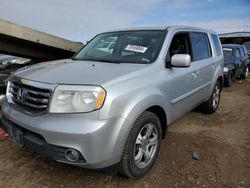 Salvage cars for sale at Brighton, CO auction: 2013 Honda Pilot EXL