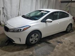 Salvage cars for sale at Ebensburg, PA auction: 2018 KIA Forte LX