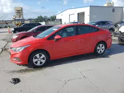 Salvage cars for sale from Copart New Orleans, LA: 2017 Chevrolet Cruze LS