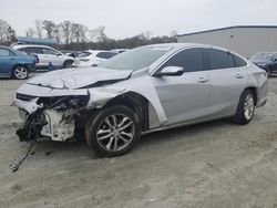 Chevrolet salvage cars for sale: 2017 Chevrolet Malibu LT