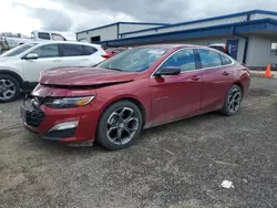 Salvage cars for sale at Mcfarland, WI auction: 2019 Chevrolet Malibu RS