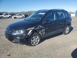 Salvage cars for sale at Assonet, MA auction: 2016 Volkswagen Tiguan S