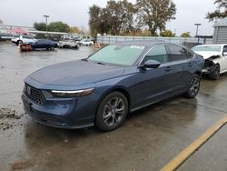 Salvage cars for sale at Sacramento, CA auction: 2023 Honda Accord EX