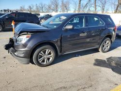 Salvage cars for sale at Bridgeton, MO auction: 2016 Chevrolet Equinox LS