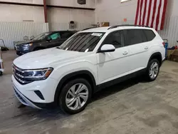 Salvage cars for sale from Copart Lufkin, TX: 2021 Volkswagen Atlas SE