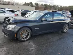 Salvage cars for sale from Copart Exeter, RI: 2015 BMW 750 LXI