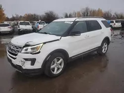 Ford Explorer xlt salvage cars for sale: 2018 Ford Explorer XLT