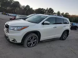 2015 Toyota Highlander XLE en venta en Mendon, MA