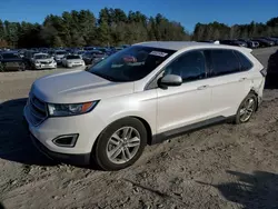 Salvage cars for sale at Mendon, MA auction: 2017 Ford Edge SEL