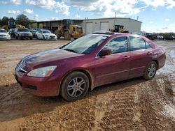 Salvage cars for sale at Tanner, AL auction: 2006 Honda Accord EX