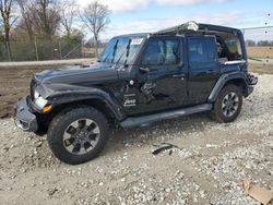 Salvage SUVs for sale at auction: 2018 Jeep Wrangler Unlimited Sahara