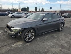 Salvage cars for sale from Copart Wilmington, CA: 2018 BMW 430I Gran Coupe