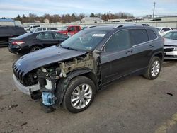 Salvage cars for sale at Pennsburg, PA auction: 2015 Jeep Cherokee Limited