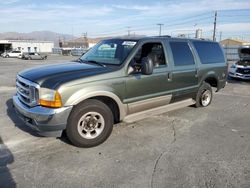 Ford salvage cars for sale: 2001 Ford Excursion Limited