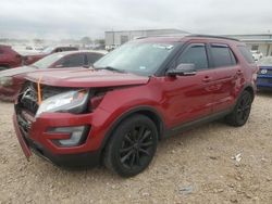 Salvage cars for sale from Copart San Antonio, TX: 2017 Ford Explorer XLT