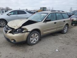 Salvage cars for sale at Duryea, PA auction: 2008 Subaru Outback