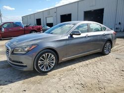 Salvage cars for sale at Jacksonville, FL auction: 2017 Genesis G80 Base