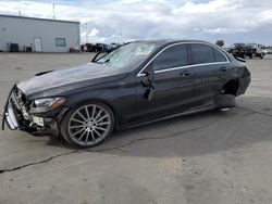 Salvage cars for sale at Sacramento, CA auction: 2016 Mercedes-Benz C300