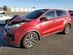 KIA salvage cars for sale: 2017 KIA Sportage EX