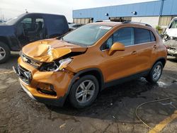 Salvage cars for sale at Woodhaven, MI auction: 2017 Chevrolet Trax 1LT