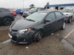 Vehiculos salvage en venta de Copart Woodhaven, MI: 2014 Toyota Corolla L