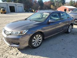 Salvage cars for sale from Copart Mendon, MA: 2015 Honda Accord EXL