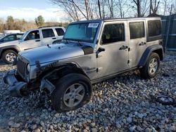 Jeep salvage cars for sale: 2013 Jeep Wrangler Unlimited Sport